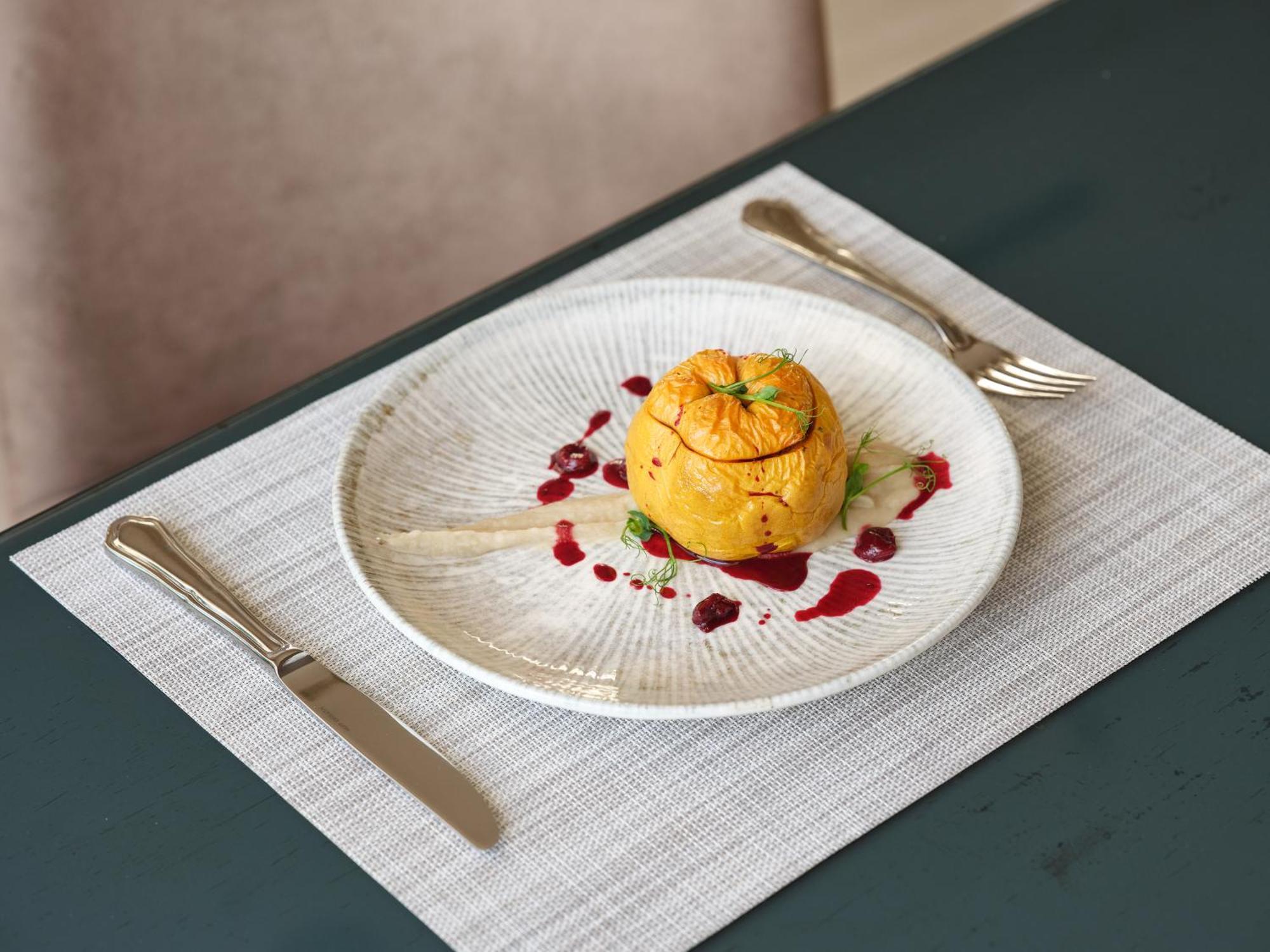 Qafqaz Riverside Hotel Gabala Eksteriør bilde A prepared soufflé
